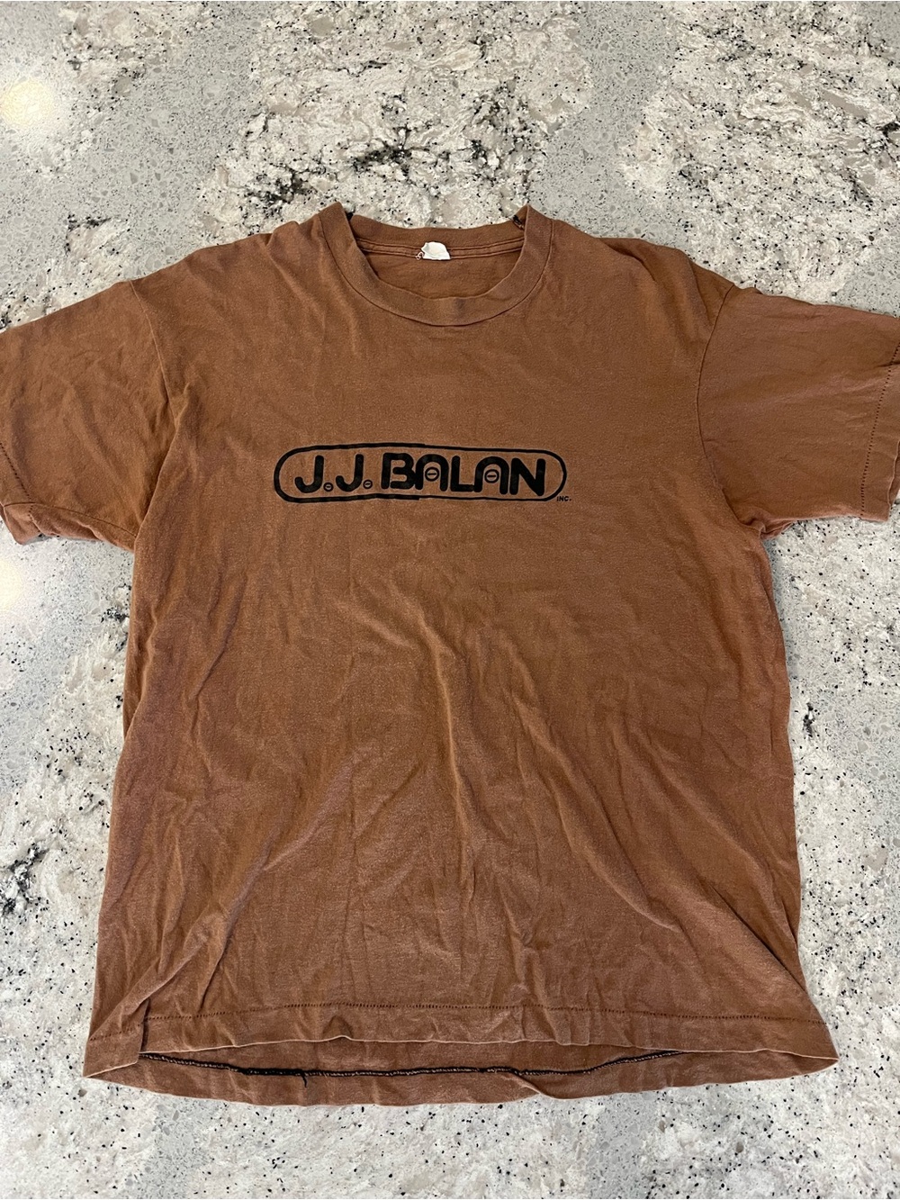 Vintage 80s Brown J.J. Balan Tee